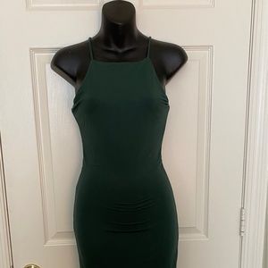 JOE & ELLE GREEN BODYCON FITTING DRESS SIZE S